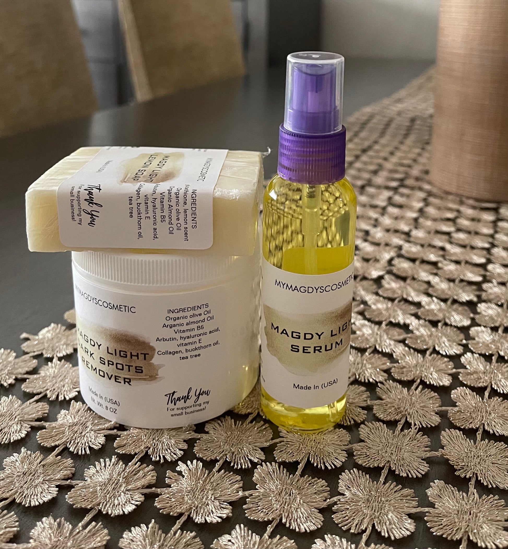 MAGDY LIGHT LEMON  SET